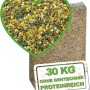 MeineHennen Premium Hühnerfutter 30kg: Alleinfutter für Hennen, Wachteln und Geflügel. Reich an Proteinen.